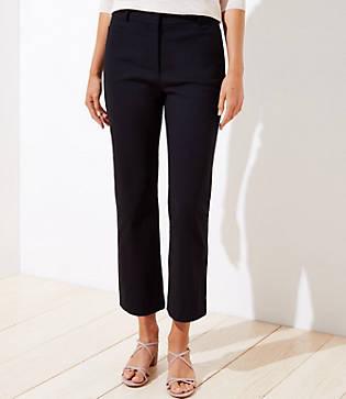 Loft High Waist Bootcut Crop Pants In Julie Fit