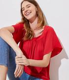 Loft Fluid Square Neck Top