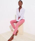 Loft Skinny Crop Jeans In Pink