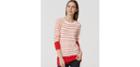 Loft Stripe Banded Sweater