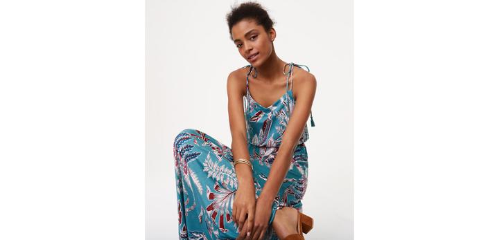 Loft Iris Strappy Maxi Dress