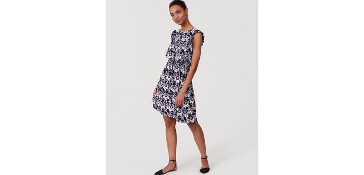 Loft Blossom Flutter Dress