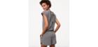 Loft S/s Cross Front Stripe Romper