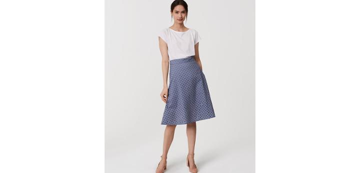 Loft Eyelet Skirt