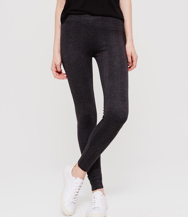 Loft Lou & Grey Herringbone Ponte Leggings