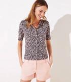 Loft Vines Signature Short Sleeve Cardigan