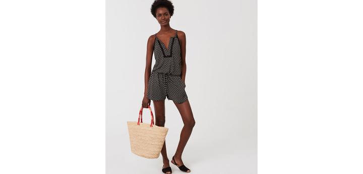 Loft Beach Petaled Halter Romper