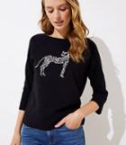 Loft Cheetah Print Sweatshirt