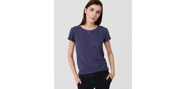 Loft Roll Cuff Tee