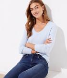 Loft Luxe Knit Shirttail Sweater