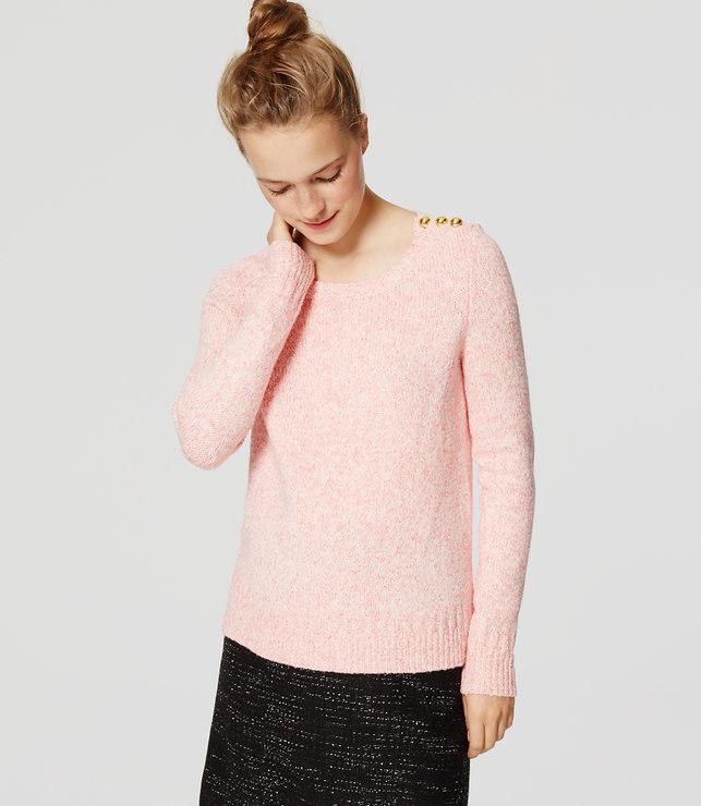 Loft Shoulder Button Sweater