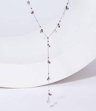 Loft Bead Cluster Y Necklace