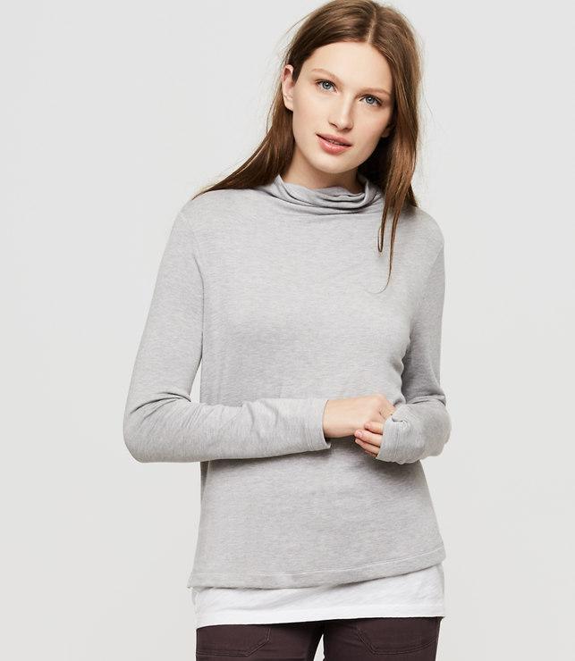 Loft Lou & Grey Signaturesoft Funnelneck Tunic