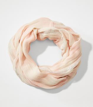 Loft Shimmer Textured Infinity Scarf