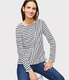 Loft Mixed Stripe Top