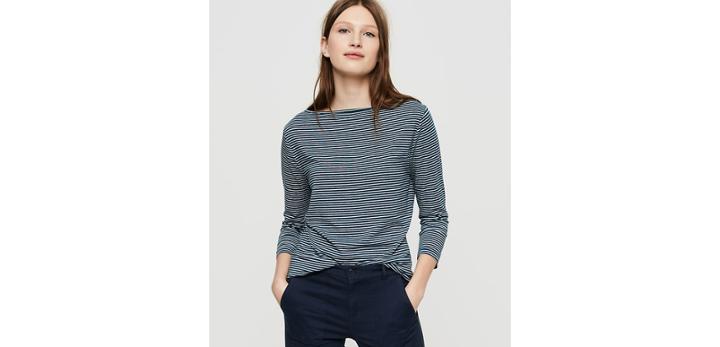 Loft Lou & Grey Sunset Jersey Boatneck Tee