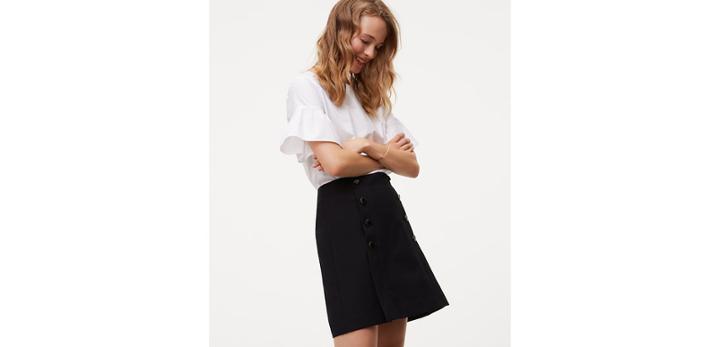 Loft Bi-stretch Sailor Skirt