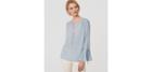 Loft Chambray Bell Sleeve Shirt