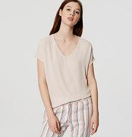 Loft Mixed Media Top