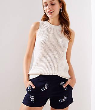 Loft Pineapple Shorts