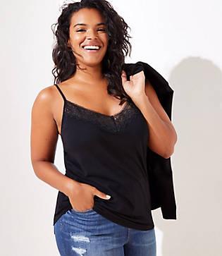 Loft Plus Diamond Lace Clean Cami
