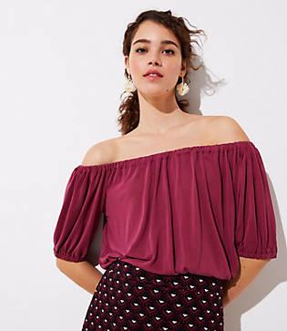 Loft Sandwashed Short Sleeve Top