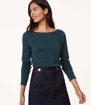 Loft Slit Tunic Tee