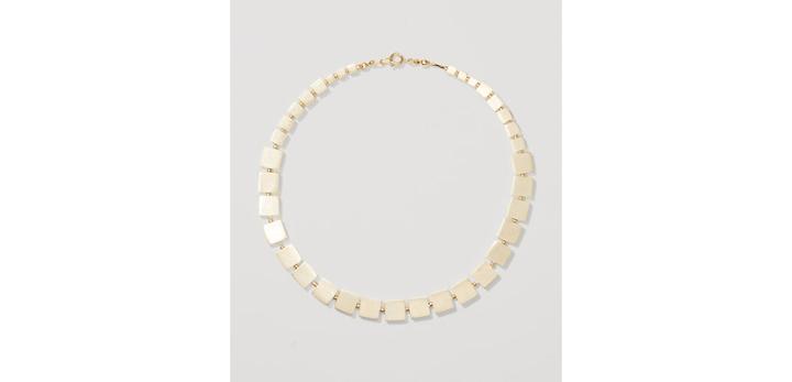 Loft Gilded Cube Necklace