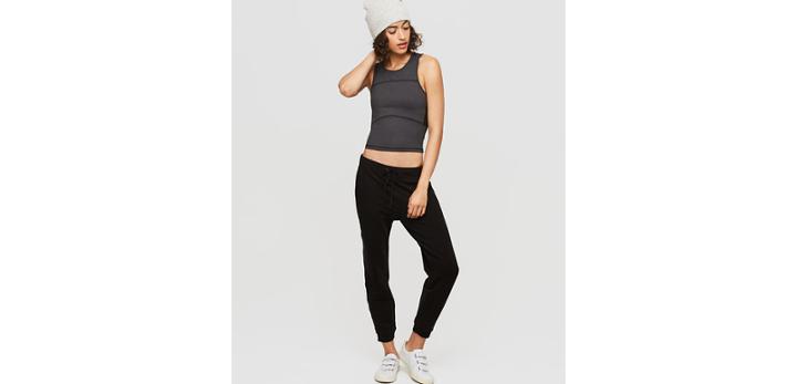 Loft Lou & Grey Ribtrim Rebound Terry Upstate Sweatpants