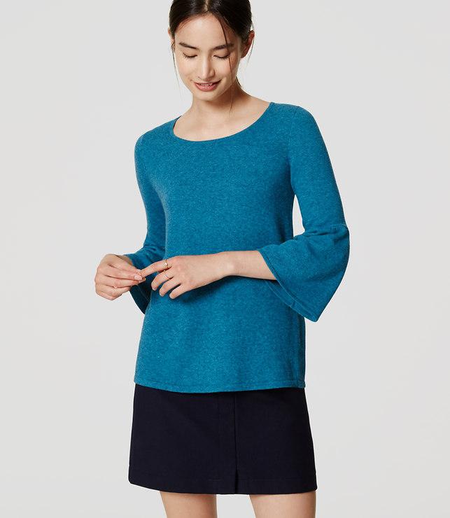 Loft Trumpet Sleeve Sweater