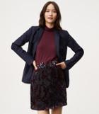 Loft Velvet Vine Skirt