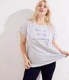 Loft Plus There Is Beauty In Simplicity Tee