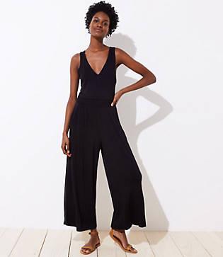 Loft Beach Cross Back Jumpsuit