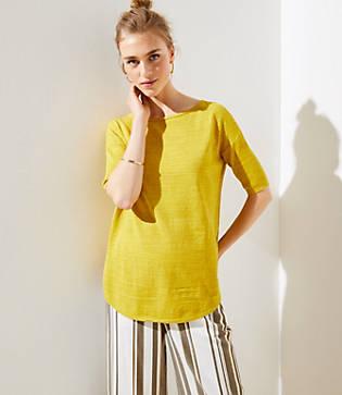 Loft Textured Tunic Sweater