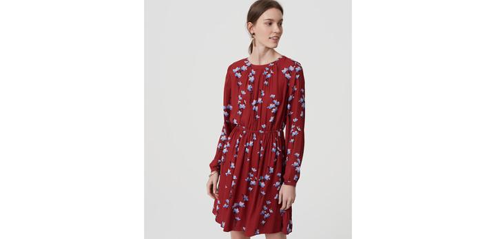 Loft Bluebell Blouson Dress
