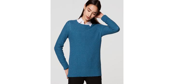 Loft Diamond Knit Sweater