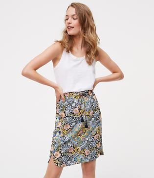 Loft Tapestry Drawstring Skirt