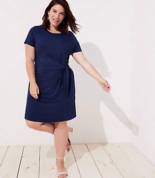 Loft Plus Side Tie Dress