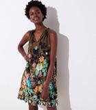Loft Coral Springs Tie Waist Dress