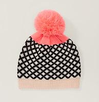 Loft Diamond Pom Pom Hat
