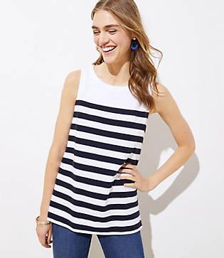 Loft Striped Shell