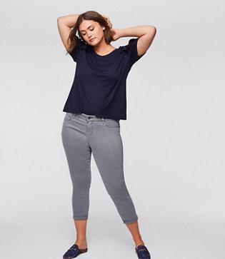 Loft Plus Skinny Crop Jeans