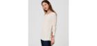 Loft Striped Side Button Sweater
