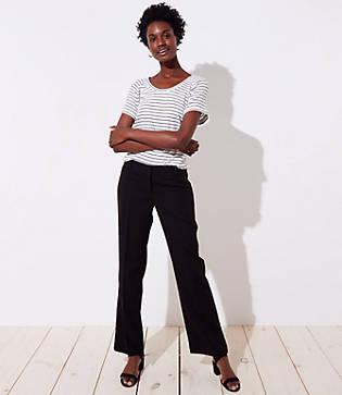 Loft Trousers In Twill In Marisa Fit