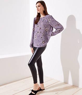 Loft Leggings In Faux Leather