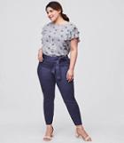 Loft Plus Skinny Patch Pocket Tie Waist Pants