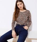 Loft Leopard Print Sweater