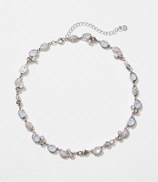 Loft Mixed Pave Stone Statement Necklace