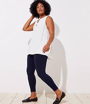 Loft Plus Leggings In Ponte