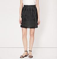 Loft Square Cotton Eyelet Skirt